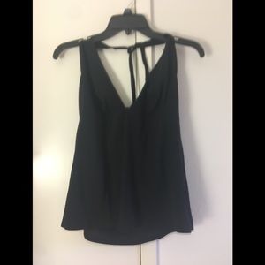 GAP body black tankini top. XL